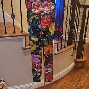 Dolce & Gabbana Multicolor Floral Leggings